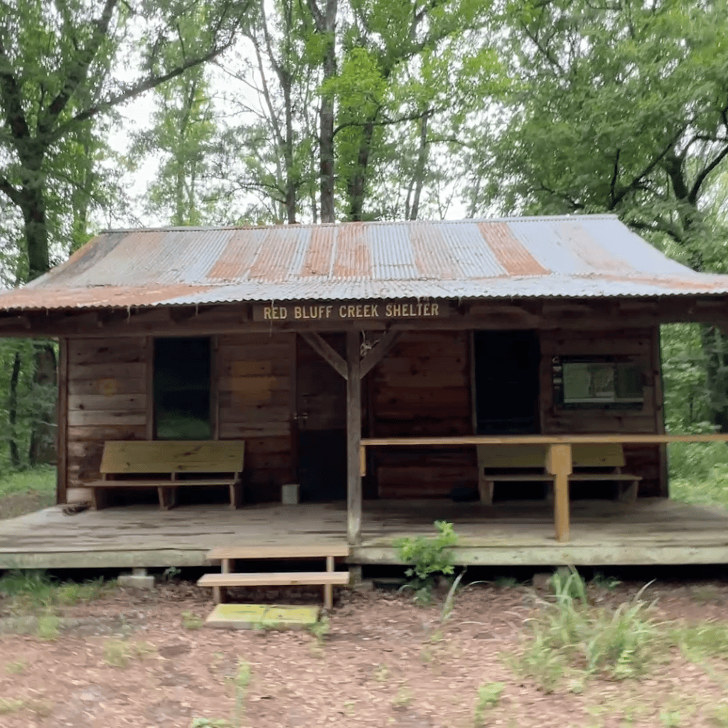 Red Bluff Creek Shelter: A New Addition to The Ouachita Trail